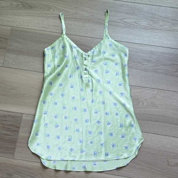 Morgan Taylor Other - Light Green Floral Slip
